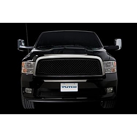 Putco Grille Insert - Black Powder Coated Aluminum Rectangular - 270521B