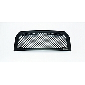 Putco Grille Insert - Black Powder Coated Aluminum Rectangular - 270545BL