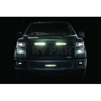 Putco Grille Insert - Black Powder Coated Aluminum Rectangular - 270545BL-1