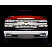 Putco Grille Insert - Polished Stainless Steel Rectangular - 84107