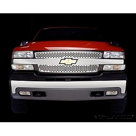 Putco Grille Insert - Polished Stainless Steel Rectangular - 84107