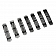 Paramount Automotive Grille Insert - Black Gloss Aluminum 4 Millimeter Vertical Style - 300105B