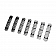 Paramount Automotive Grille Insert - Black Gloss Aluminum 4 Millimeter Vertical Style - 300105B
