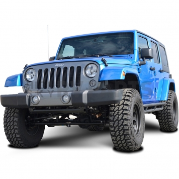 Paramount Automotive Grille Insert - Black Gloss Aluminum 4 Millimeter Vertical Style - 300105B-5