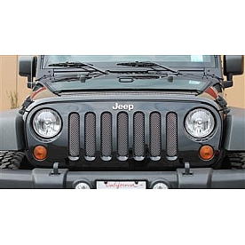 Paramount Automotive Grille Insert - Triple Chrome Plated Stainless Steel Wire Mesh - 430340
