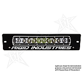 Rigid Lighting Grille Insert - Mesh Rectangular Black Powder Coated Stainless Steel - 40340