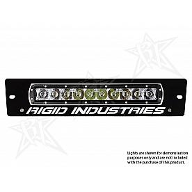 Rigid Lighting Grille Insert - Mesh Rectangular Black Powder Coated Stainless Steel - 40340