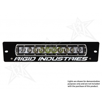 Rigid Lighting Grille Insert - Mesh Rectangular Black Powder Coated Stainless Steel - 40340