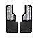 Putco Mud Flap - High Density Polyethylene Black Matte Set Of 2 - 78265