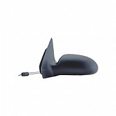K-Source Exterior Mirror Manual OEM Black Single - 61558F
