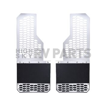 Putco Mud Flap - Stainless Steel Polished Set Of 2 - 78055