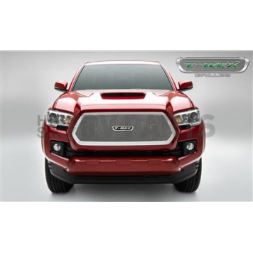 T-Rex Truck Products Grille Insert - Mesh Hexagonal Polished Stainless Steel - 54941