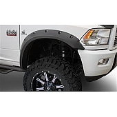 Bushwacker Fender Flare - Black Dura-Flex 2000 ABS Smooth Plastic Matte Set Of 2 - 5005102