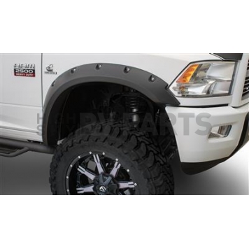 Bushwacker Fender Flare - Black Dura-Flex 2000 ABS Smooth Plastic Matte Set Of 2 - 5005102