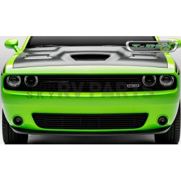 T-Rex Truck Products Grille Insert - Horizontal Bar Rectangular Black Powder Coated Aluminum - 6214181-1