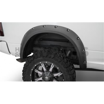 Bushwacker Fender Flare - Black Dura-Flex 2000 ABS Smooth Plastic Matte Set Of 2 - 5005202