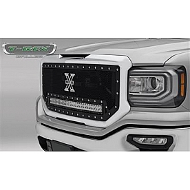 T-Rex Truck Products Grille Insert - Mesh Rectangular Black Powder Coated Mild Steel - 6312131