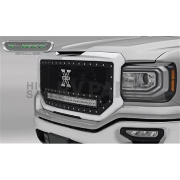 T-Rex Truck Products Grille Insert - Mesh Rectangular Black Powder Coated Mild Steel - 6312131
