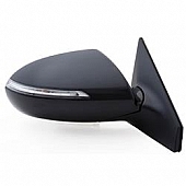 K-Source Exterior Mirror Electric OEM Black Single - 75017K