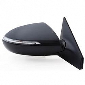 K-Source Exterior Mirror Electric OEM Black Single - 75017K
