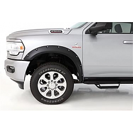 Bushwacker Fender Flare - Black Dura-Flex 2000 ABS Smooth Plastic Matte Set Of 2 - 5006502