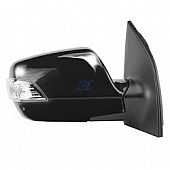 K-Source Exterior Mirror Electric Rectangular Black Single - 75023K