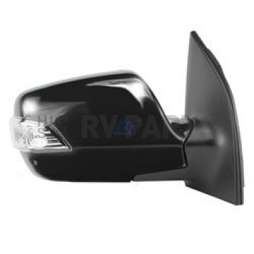 K-Source Exterior Mirror Electric Rectangular Black Single - 75023K