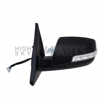 K-Source Exterior Mirror Electric Rectangular Black Single - 75030K-1