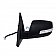 K-Source Exterior Mirror Electric Rectangular Black Single - 75030K
