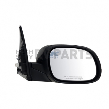 K-Source Exterior Mirror Electric Rectangular Black Single - 75031K