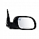 K-Source Exterior Mirror Electric Rectangular Black Single - 75031K