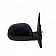 K-Source Exterior Mirror Electric Rectangular Black Single - 75031K