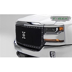 T-Rex Truck Products Grille Insert - Mesh Rectangular Black Powder Coated Steel - 6711271