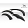Extreme Dimensions Fender Flare - Black Fiberglass Primered Set Of 4 - 105368