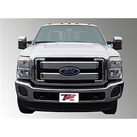 TFP (International Trim) Grille Insert - Mesh Rectangular ABS Plastic Chrome Plated - 68216GI