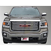 TFP (International Trim) Grille Insert - Mesh Trapezoid ABS Plastic Chrome Plated - 68266GI