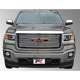 TFP (International Trim) Grille Insert - Mesh Trapezoid ABS Plastic Chrome Plated - 68266GI