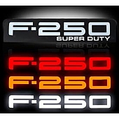 Recon Accessories Emblem - F-250 Super Duty Fenders - 264185BK