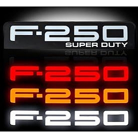 Recon Accessories Emblem - F-250 Super Duty Fenders - 264185BK