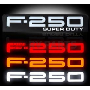 Recon Accessories Emblem - F-250 Super Duty Fenders - 264185BK