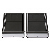 Go Industries Mud Flap - Black Set Of 2 - 70733SET