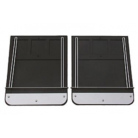 Go Industries Mud Flap - Black Set Of 2 - 70733SET