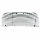 Paramount Automotive Grille Insert - Polished Aluminum Horizontal Bar - 380313
