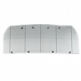 Paramount Automotive Grille Insert - Polished Aluminum Horizontal Bar - 380313