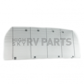 Paramount Automotive Grille Insert - Polished Aluminum Horizontal Bar - 380313-1