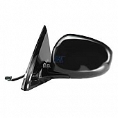 K-Source Exterior Mirror Electric Rectangular Black Single - 68082N
