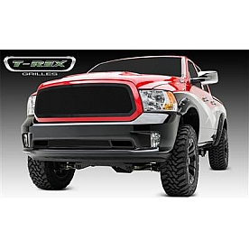 T-Rex Truck Products Grille Insert - Mesh Rectangular Black Powder Coated Steel - 51458