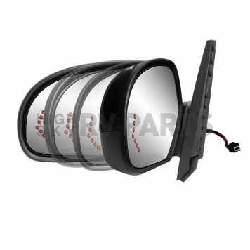 K-Source Exterior Mirror Electric OEM Black Single - 62152G-1