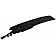 Help! By Dorman Exterior Door Handle - Plastic Black Single - 77176