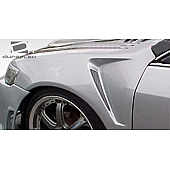 Extreme Dimensions Fender - Fiberglass Black Primered Set Of 2 - 101251